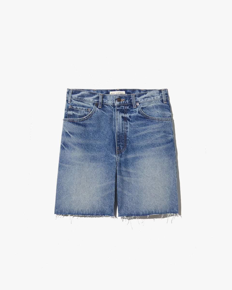 RUSSEL DENIM SHORT IN ROSEBOWL WASH