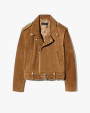 EVEL BIKER SUEDE JACKET IN MARTORA