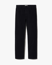 LORIMER COTTON PANT IN JET BLACK