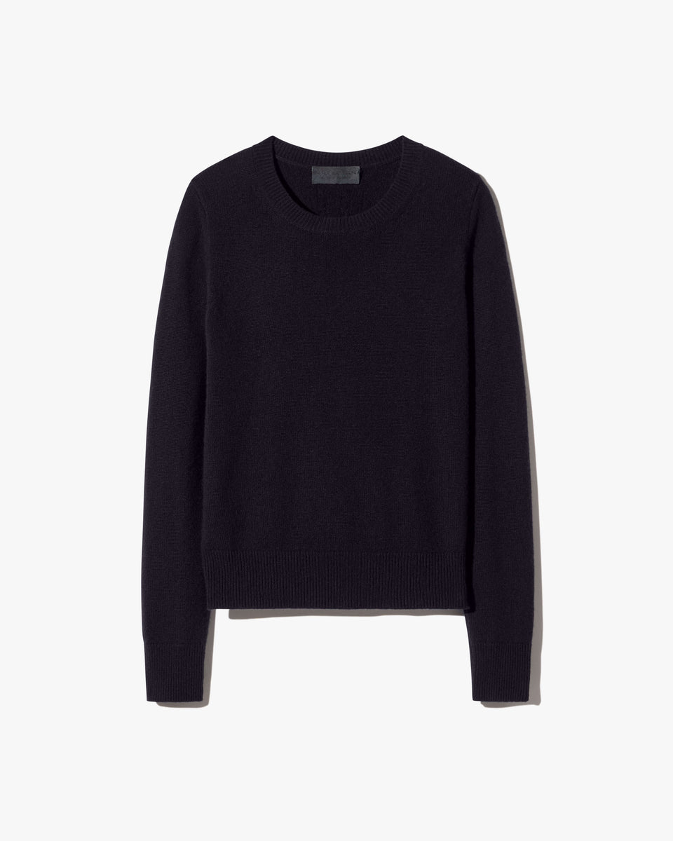 SILVIE CASHMERE SWEATER IN DARK NAVY