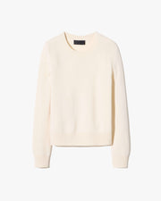 SILVIE CASHMERE SWEATER IN IVORY