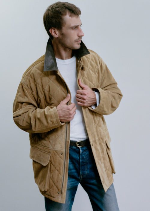 SLANE LEATHER PARKA IN SLANE LEATHER PARKA