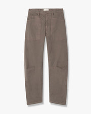 SHON COTTON PANT IN ARMY GREY