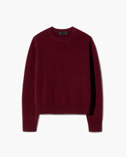 SONA CASHMERE SWEATER IN BURGUNDY
