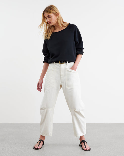 LUKA SWEATSHIRT IN WASHED BLACK