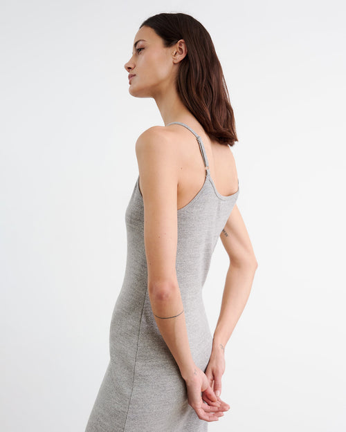 JUDY DRESS IN GREY MELANGE