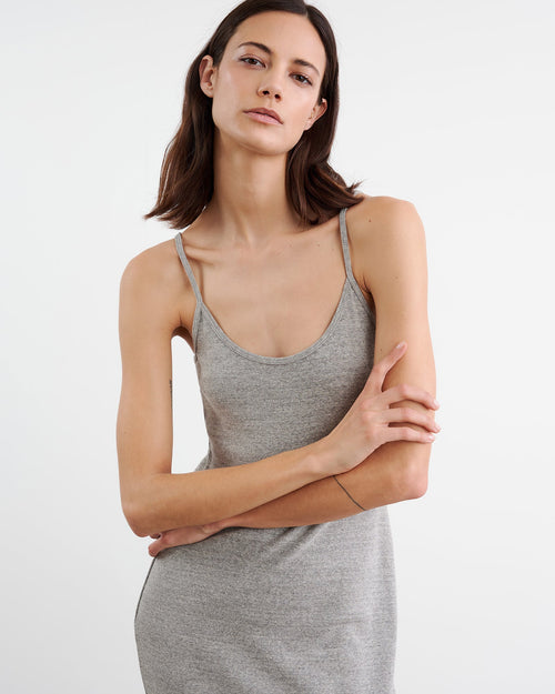 JUDY DRESS IN GREY MELANGE