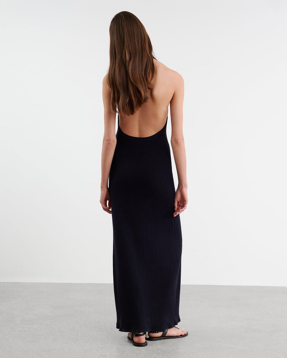 IVENKA DRESS IN DARK NAVY