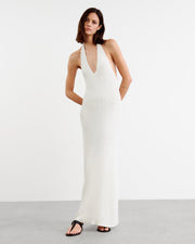 IVENKA DRESS IN IVORY
