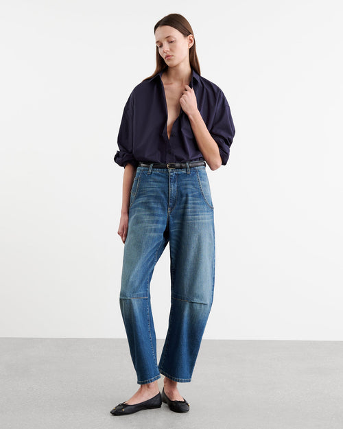 MATTIA SHIRT IN NAVY