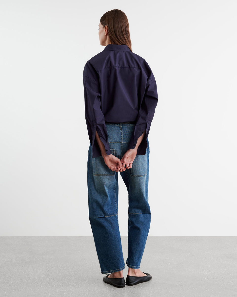 MATTIA SHIRT IN NAVY