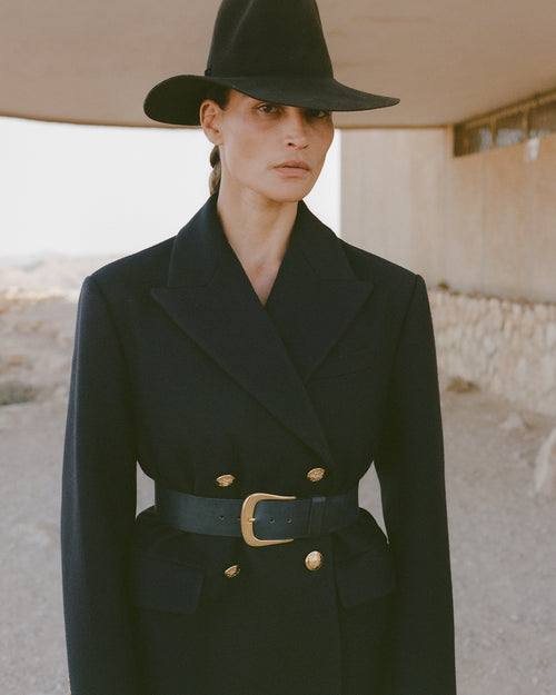 VIANNEY COAT IN DARK NAVY
