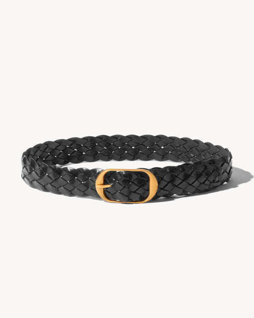BRAIDED NILI BELT IN BLACK