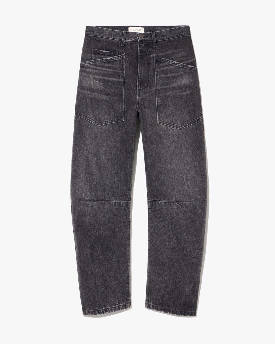 SHON JEAN IN STONE BLACK WASH
