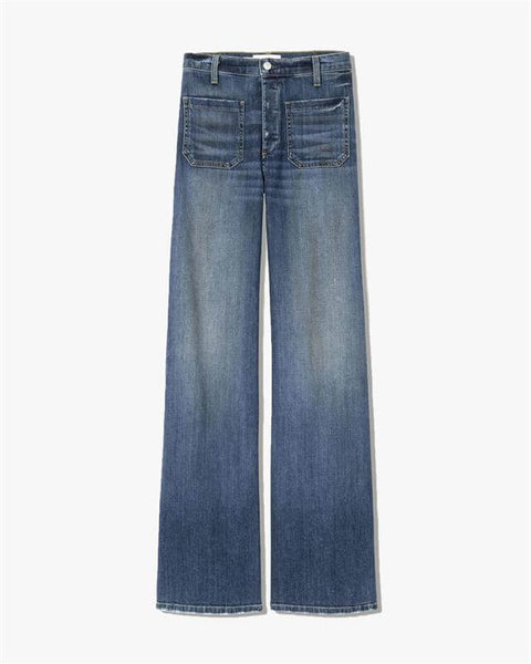 YILON Semi flare denim XS 新品‼️yilon SEMI FLARE DENIM イロン