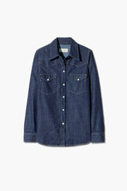 TRAVIS SHIRT IN INDIGO RINSE