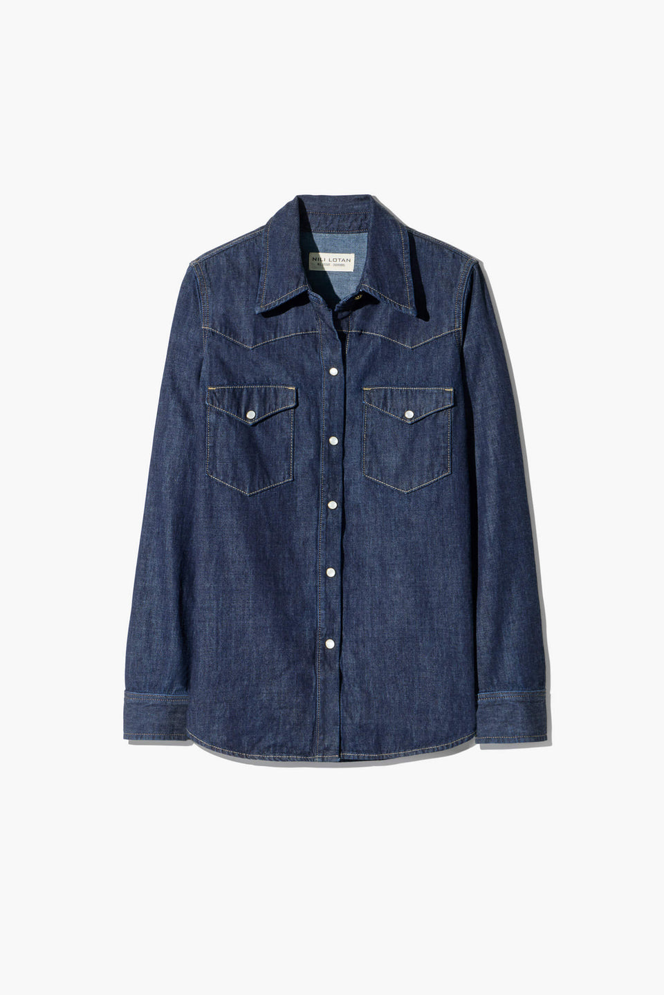 TRAVIS SHIRT IN INDIGO RINSE