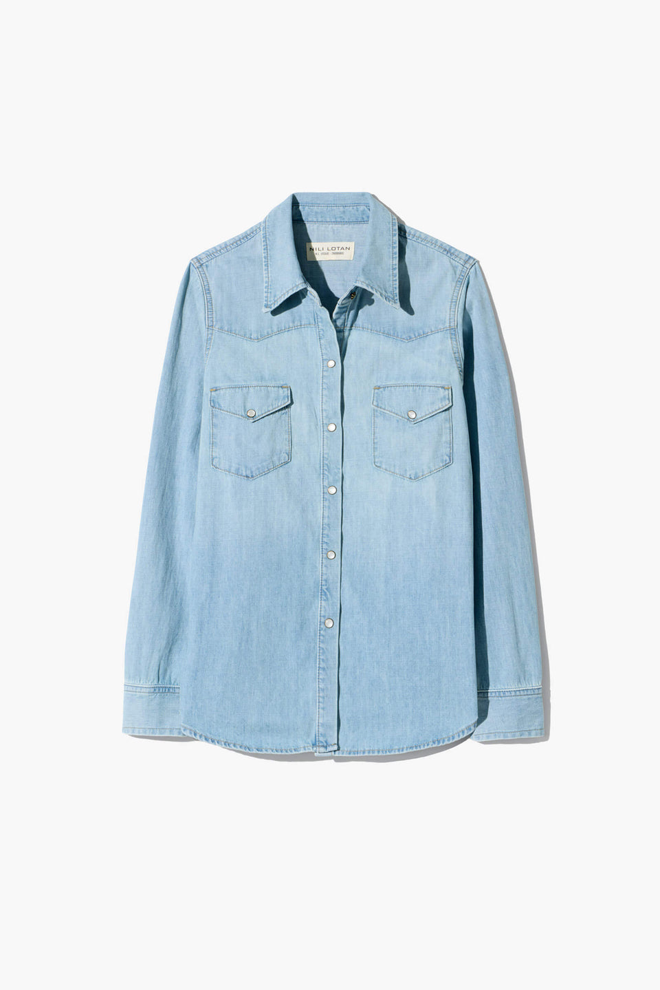TRAVIS CHAMBRAY SHIRT IN INDIGO CHAMBRAY