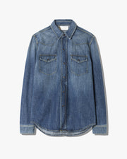 TRAVIS DENIM SHIRT IN CLASSIC WASH