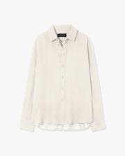 GAIA SILK SHIRT IN IVORY