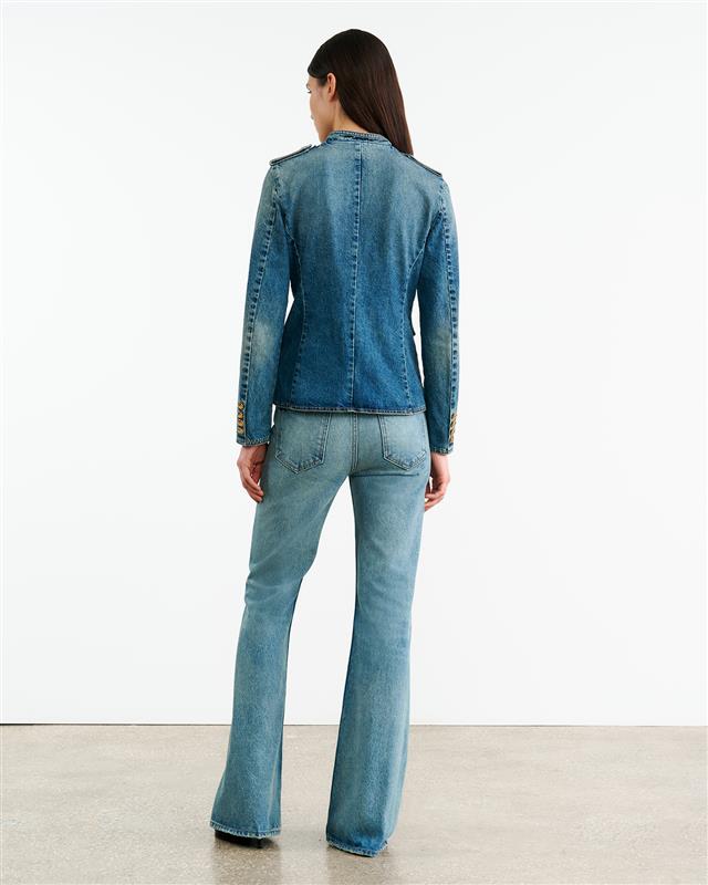 GERALDINE DENIM JACKET IN SIMON WASH