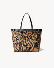 MEDIUM LOREN BAG IN KHAKI/BLACK ZEBRA