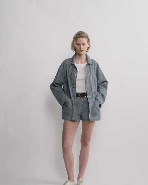 INDIGO STRIPE RINSE