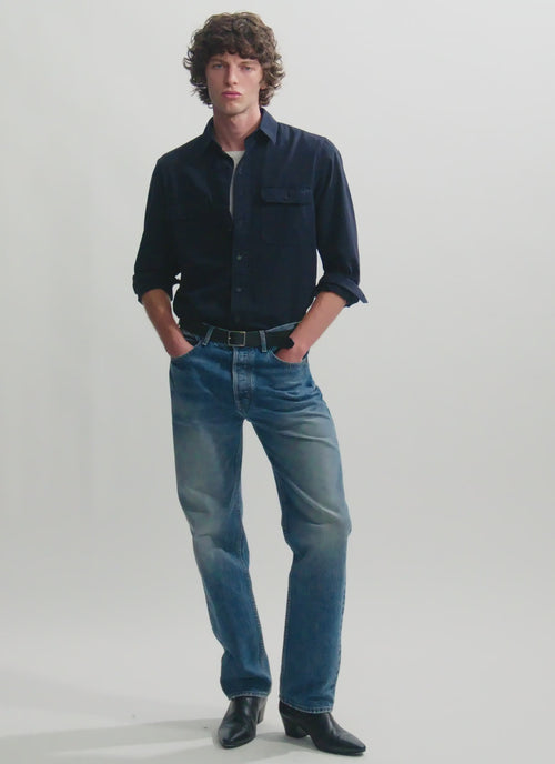 MIDNIGHT/IVORY PLAID