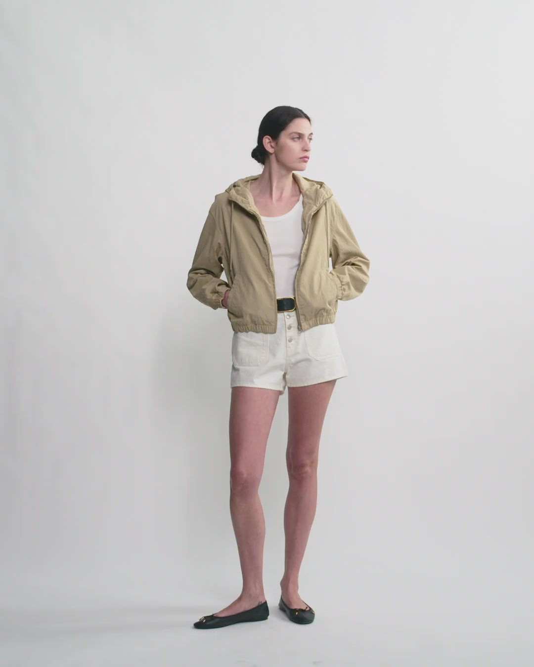 CLYDE HOODED WINDBREAKER | Nili Lotan
