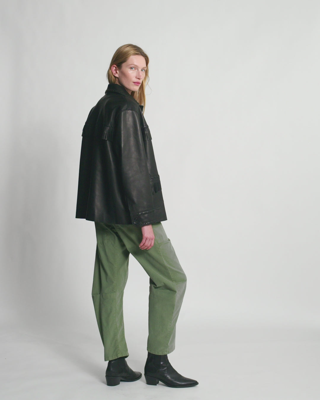 GUS FRINGE LEATHER JACKET | Nili Lotan