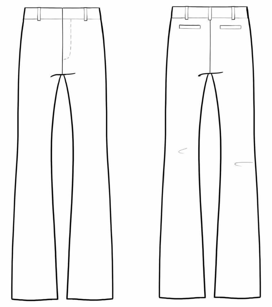 CORETTE WOOL PANT IN CORETTE WOOL PANT