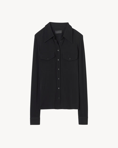 AVELINE SHIRT IN BLACK