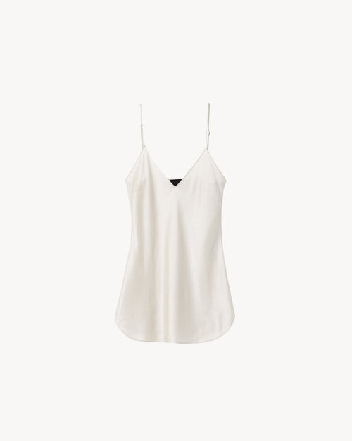 ISABELLA SILK CAMI IN IVORY