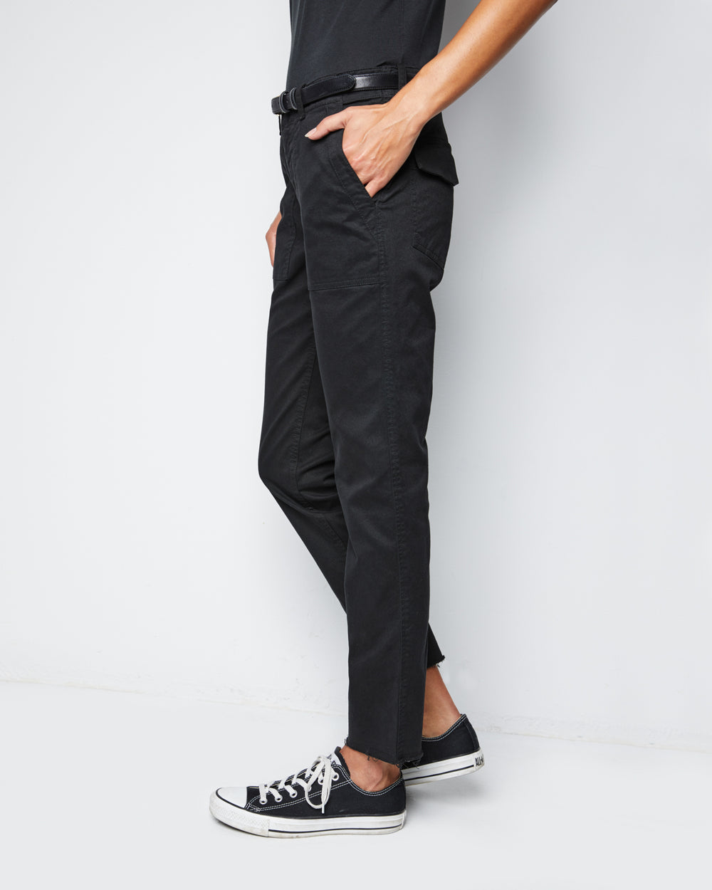 JENNA PANT IN JET BLACK