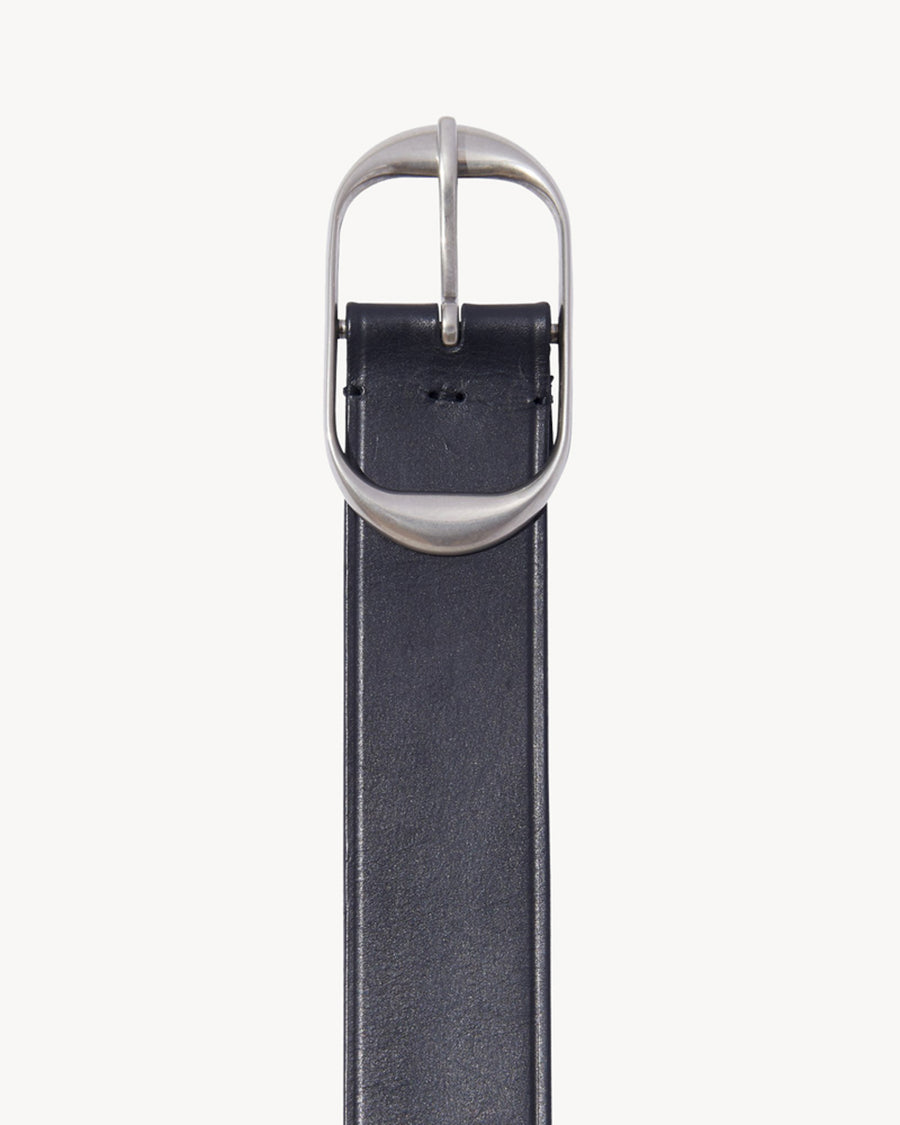 BLACK W/ANTIQUE SILVER BUCKLE