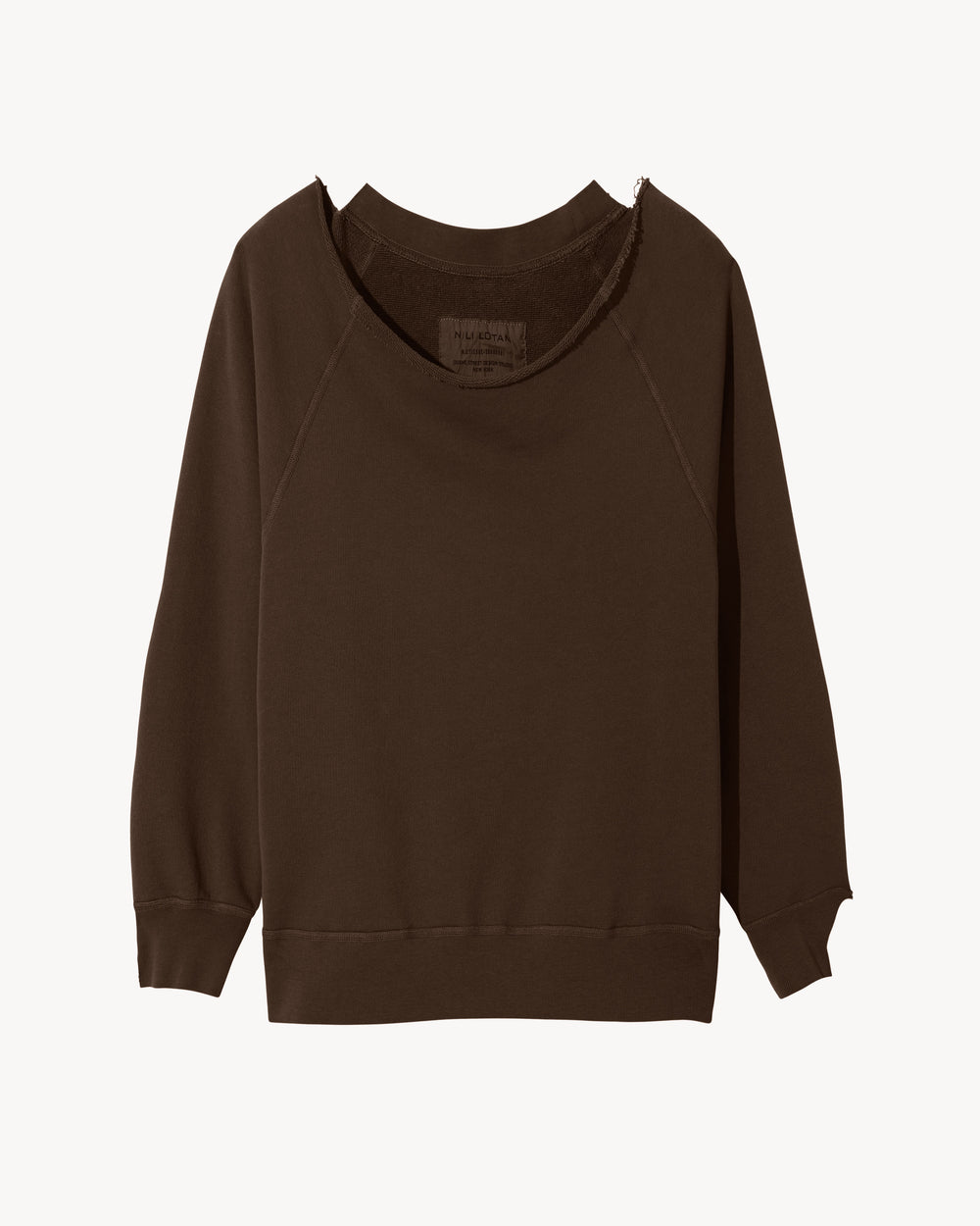 LUKA SWEATSHIRT IN ESPRESSO