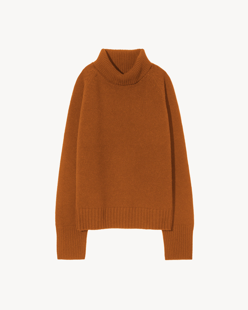 LANIE CASHMERE SWEATER IN MAPLE