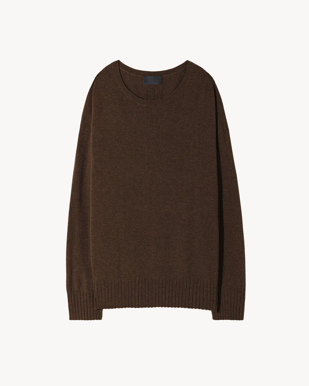 BOYFRIEND CASHMERE SWEATER IN ESPRESSO