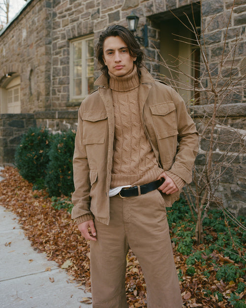 CHARLIE JACKET IN TAN