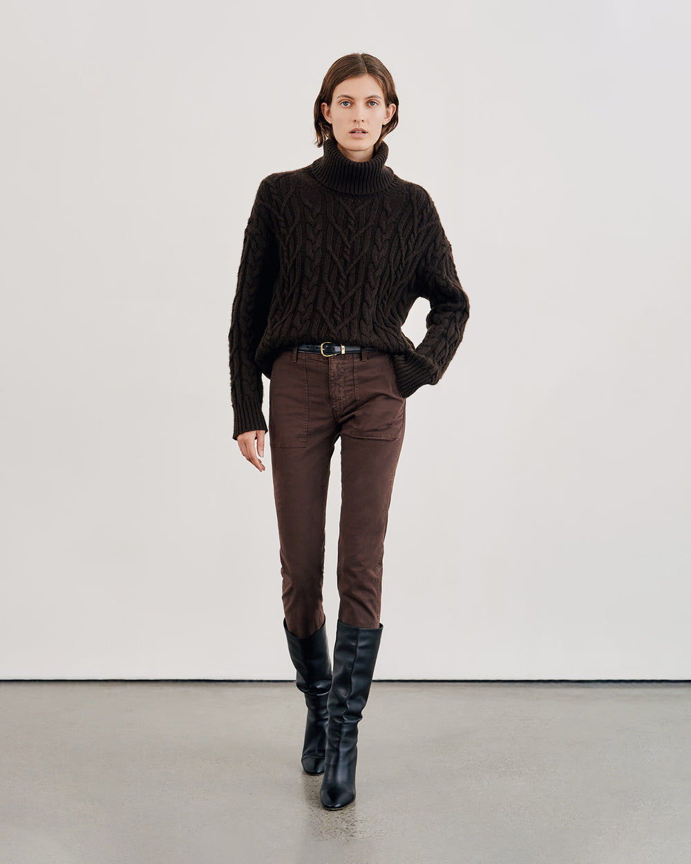 JENNA PANT IN ESPRESSO