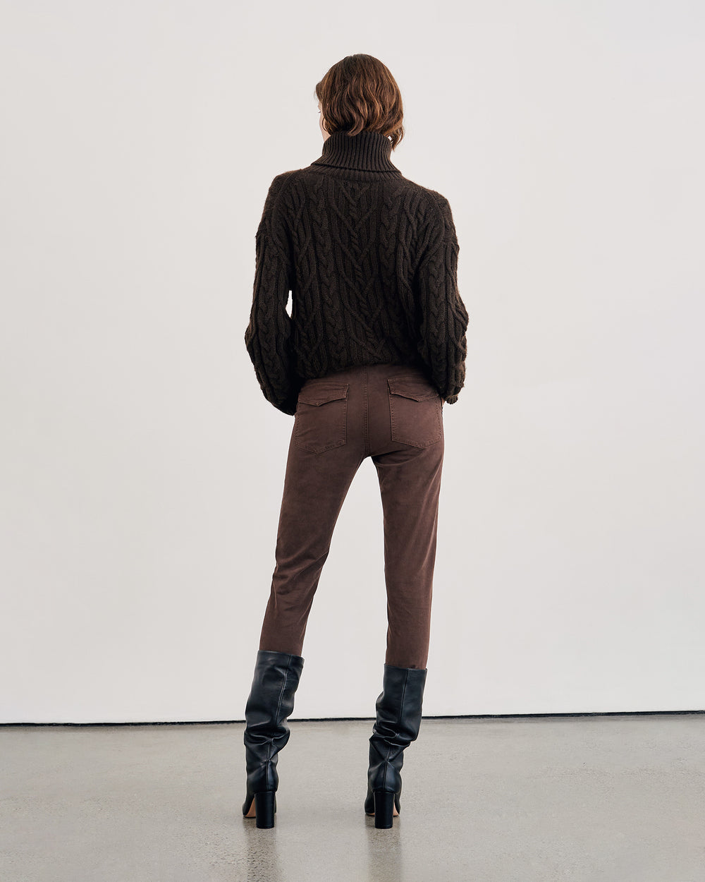 JENNA PANT IN ESPRESSO