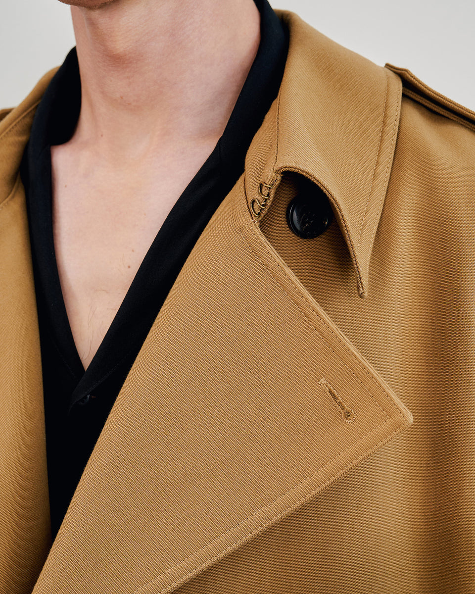 TRENTON TRENCH COAT IN TAN