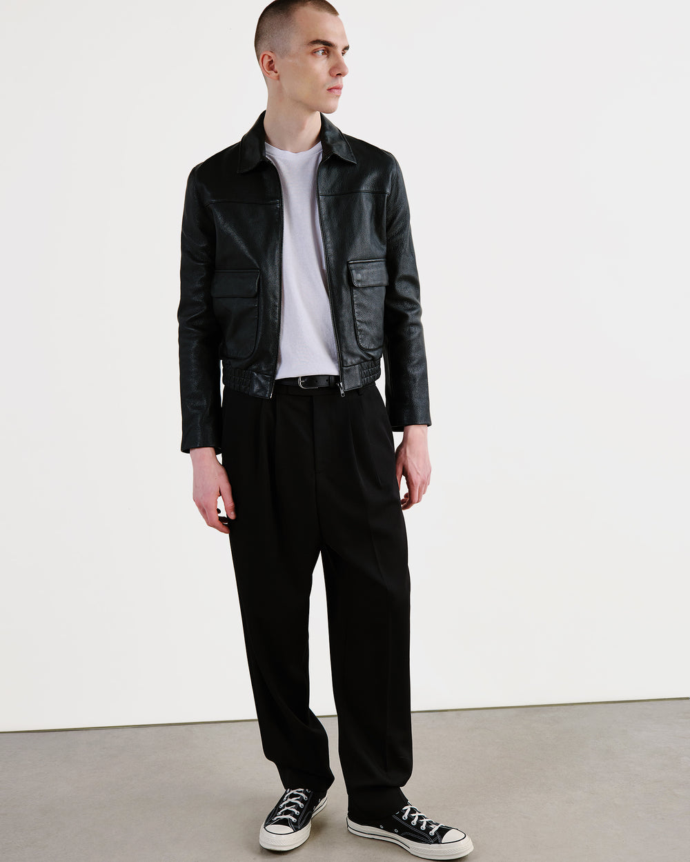 MAX LEATHER JACKET IN MAX LEATHER JACKET