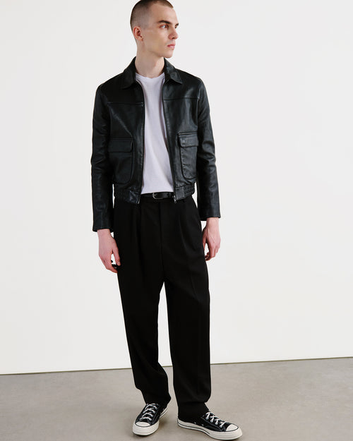 MAX LEATHER JACKET IN MAX LEATHER JACKET