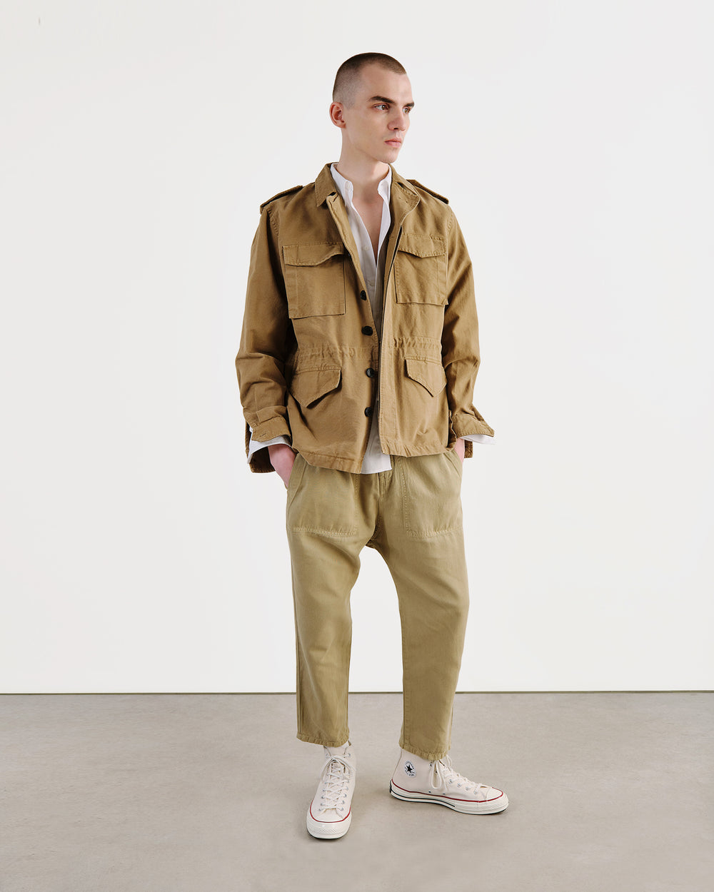 CHARLIE JACKET IN TAN