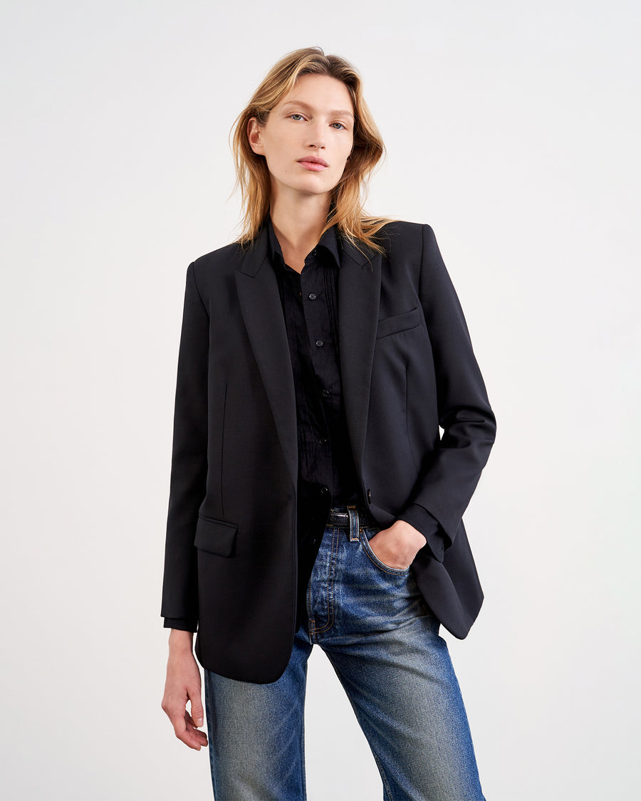 DANIEL VOILE TUXEDO SHIRT