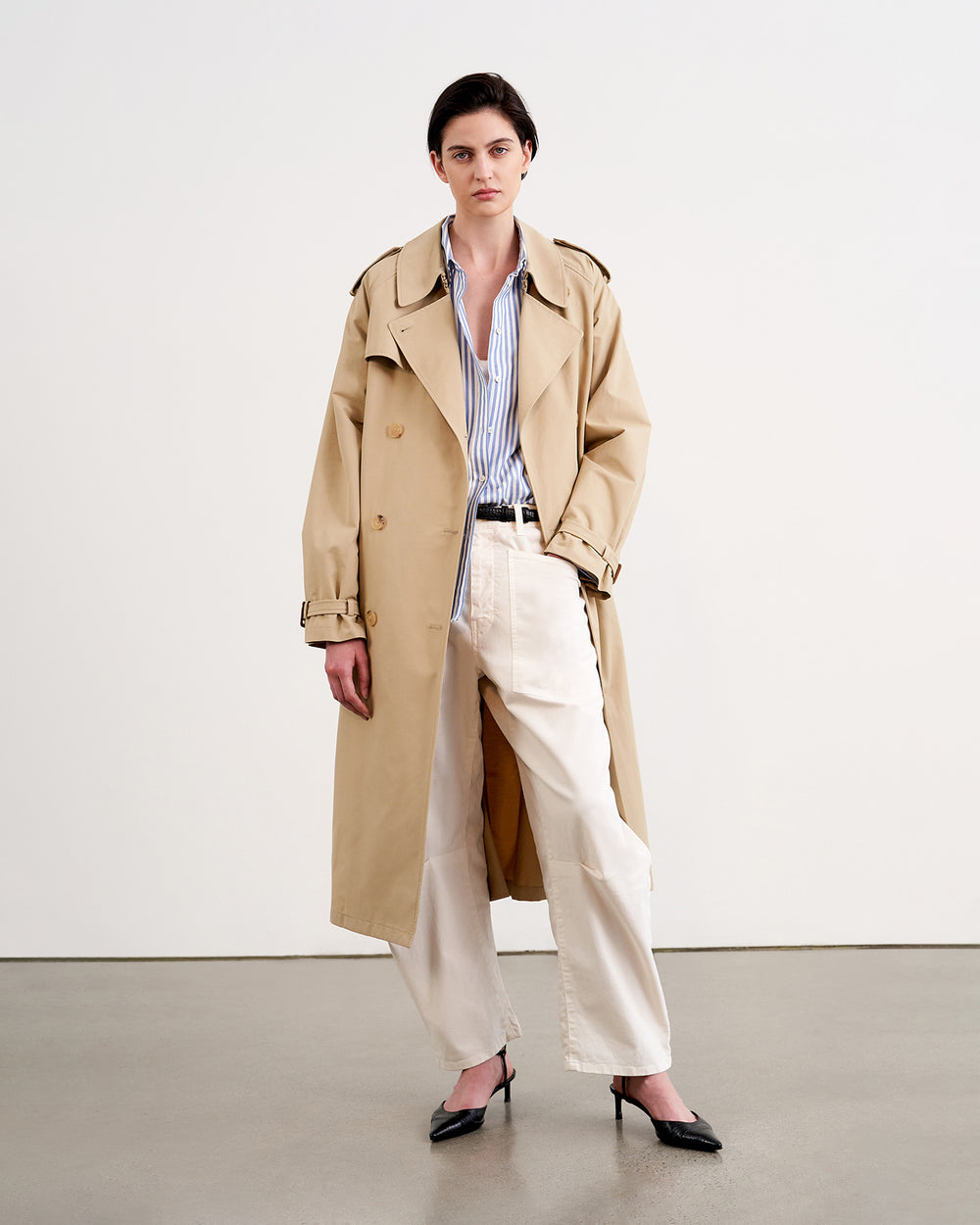 SHON PANT IN EGGSHELL