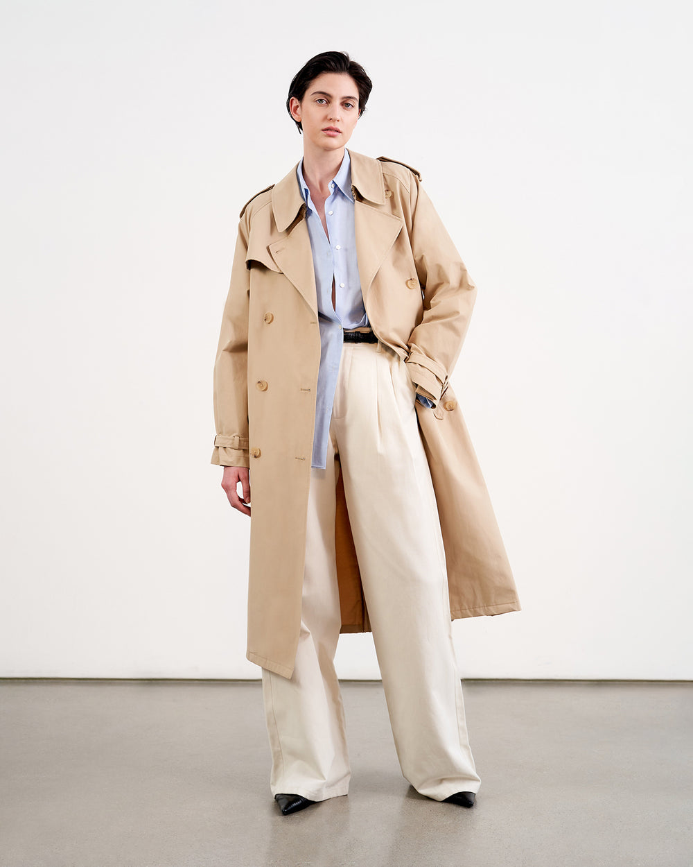 TANNER TRENCH COAT IN TANNER TRENCH COAT