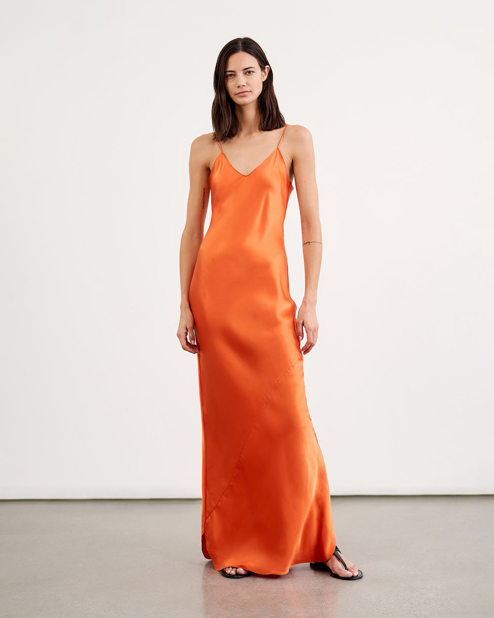 CAMI SILK GOWN IN TANGIER