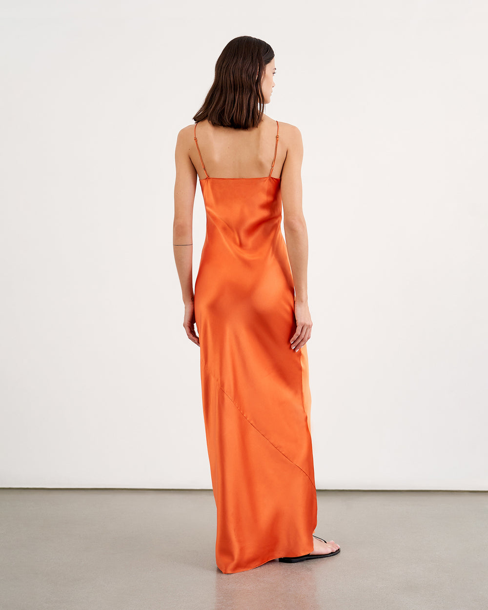 CAMI SILK GOWN IN TANGIER